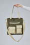 Zoozie Bags Bolsa de Lona Verde Oscuro 32x35x8 cm